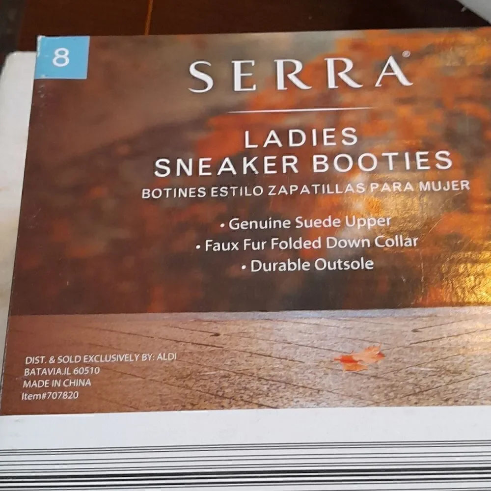 Serra Grey Sneaker Booties...NIB